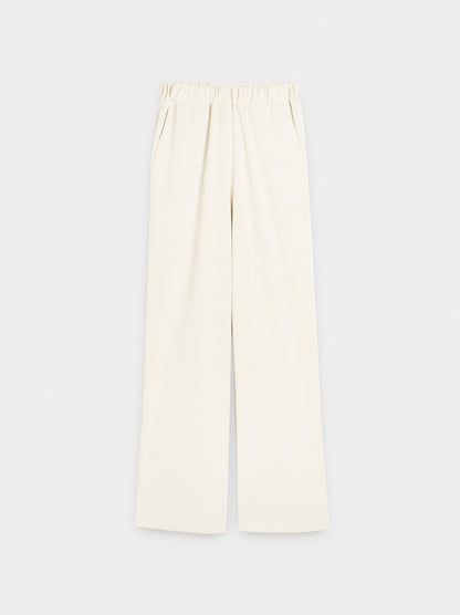 Fluid Trousers With Elastic Waist