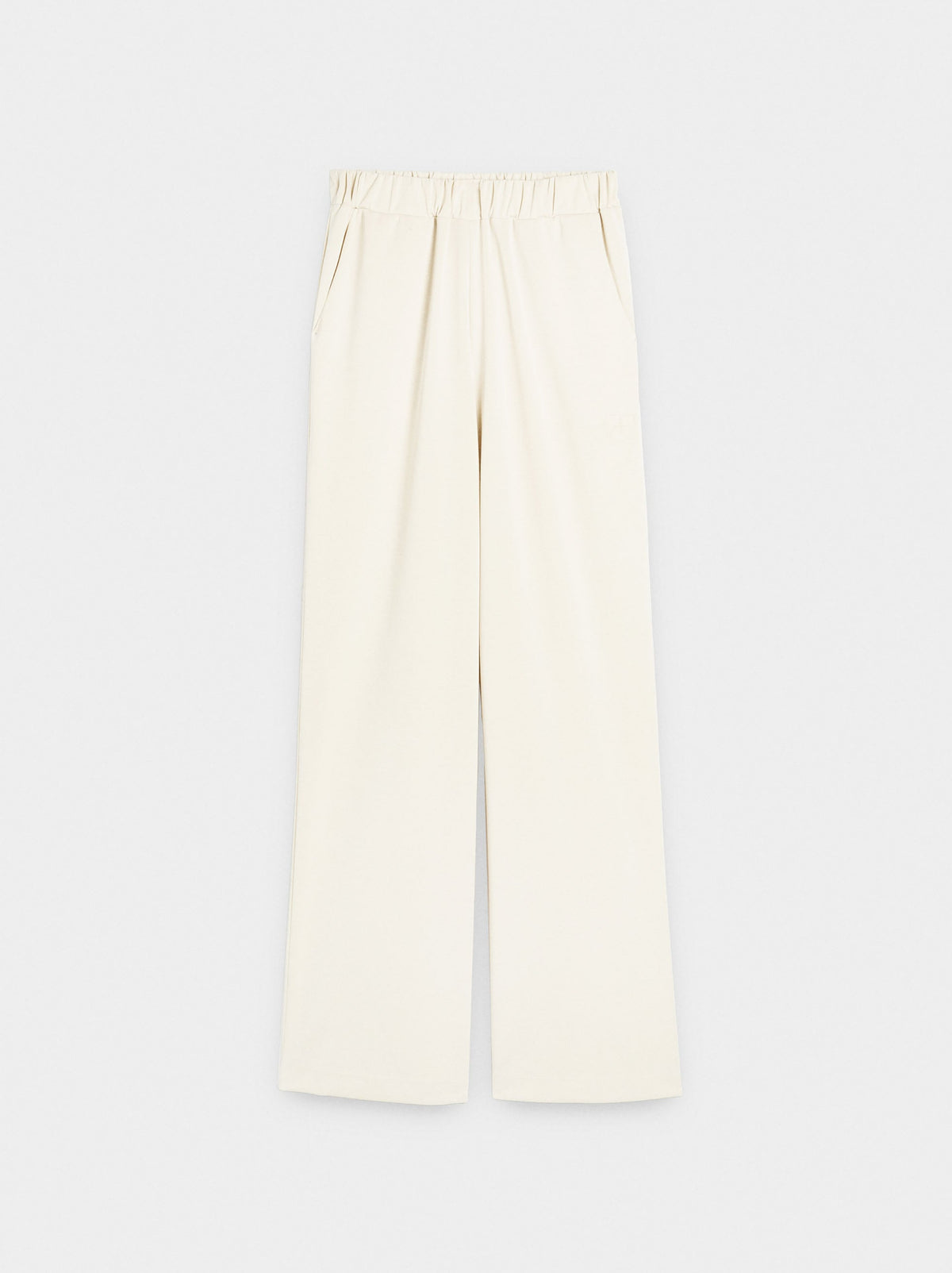Fluid Trousers With Elastic Waist