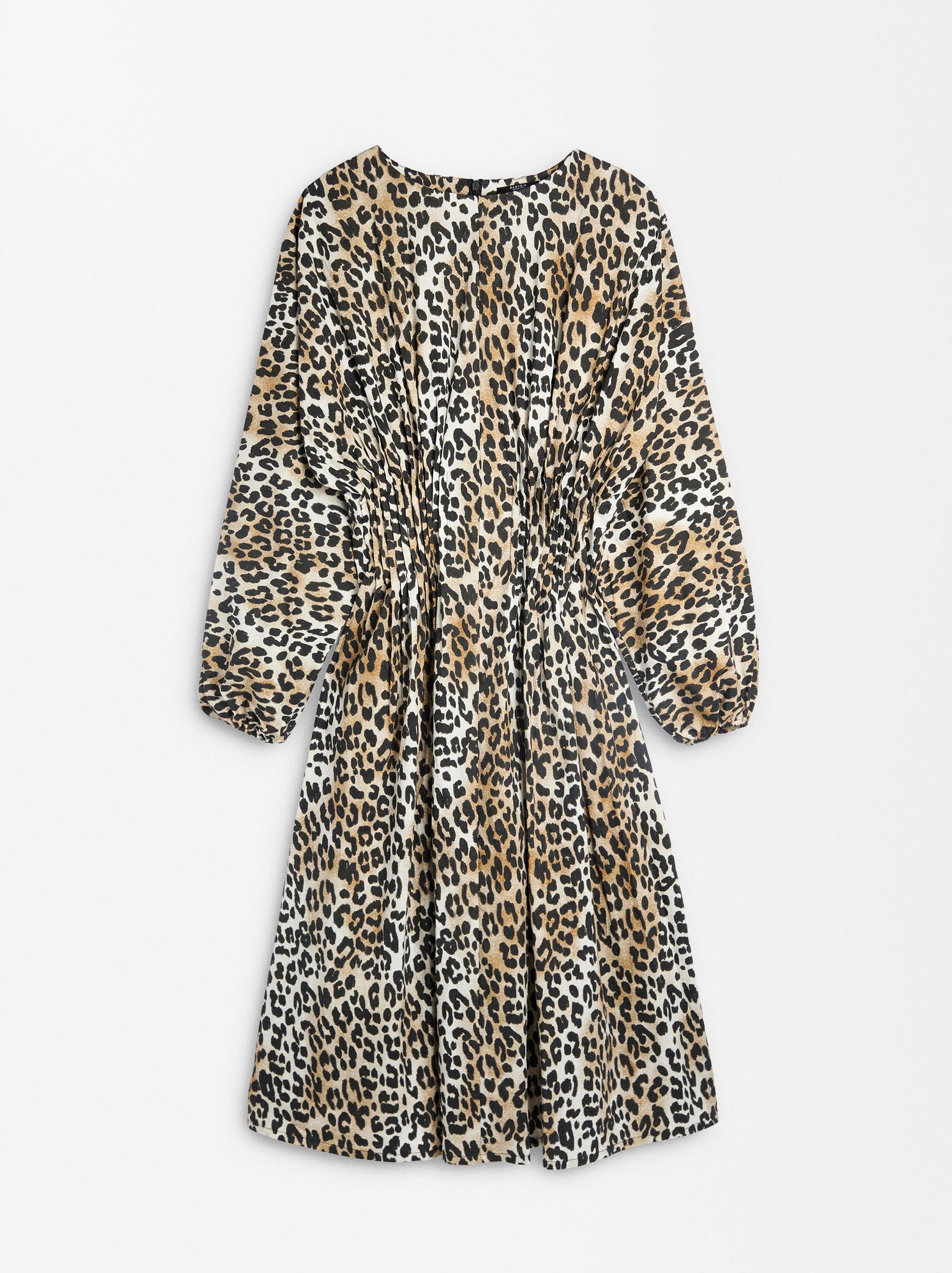 Leopard Print Midi Dress