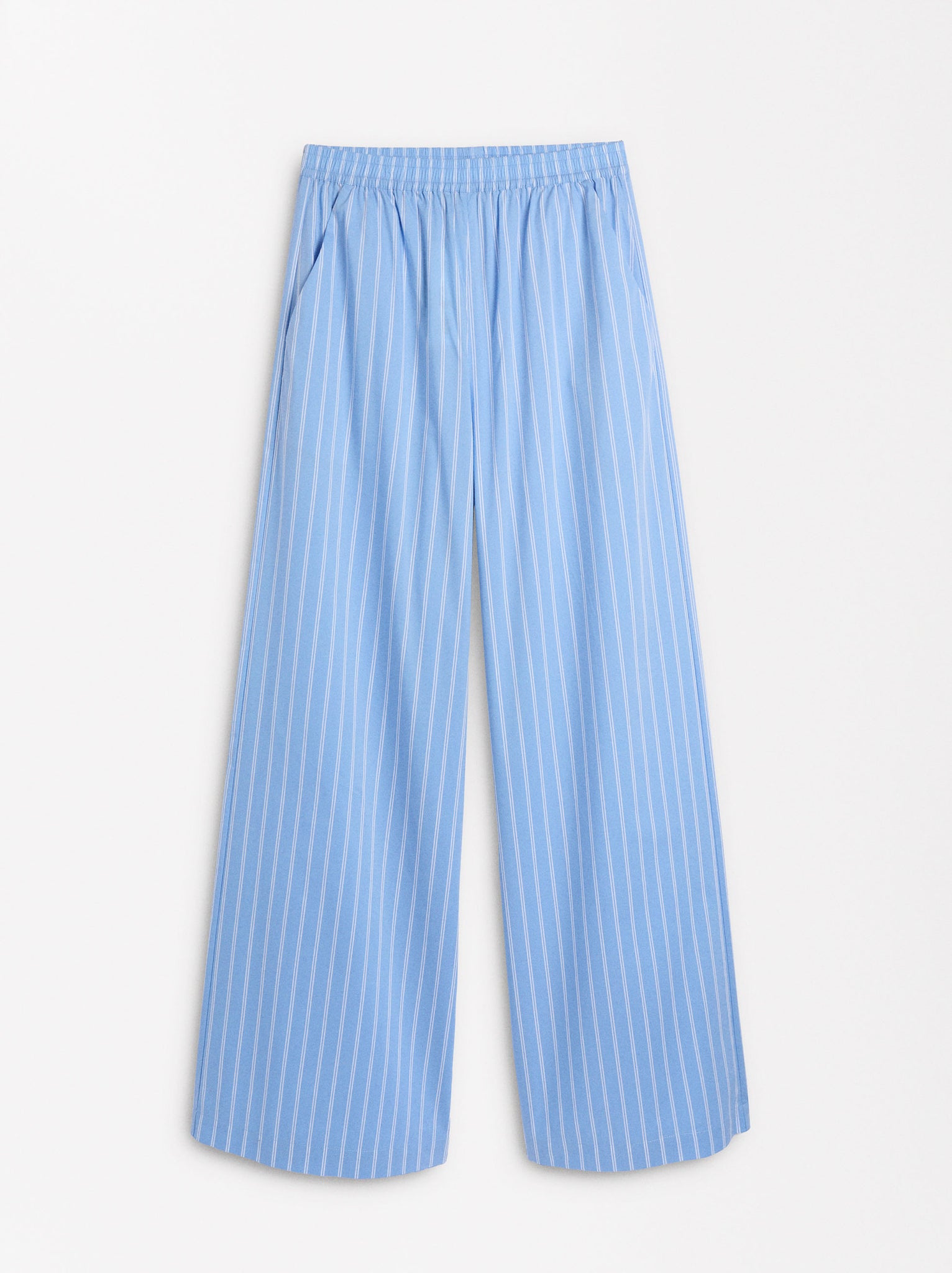 Striped Loose-Fitting Trousers