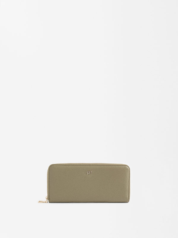 Wallet With Zip Fastening