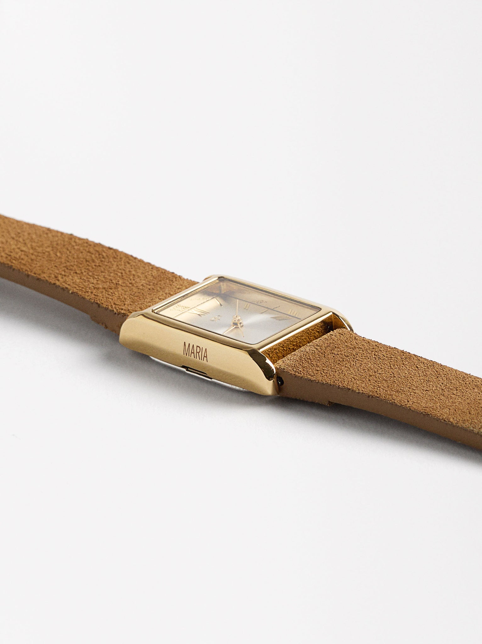 Leather Strap Watch