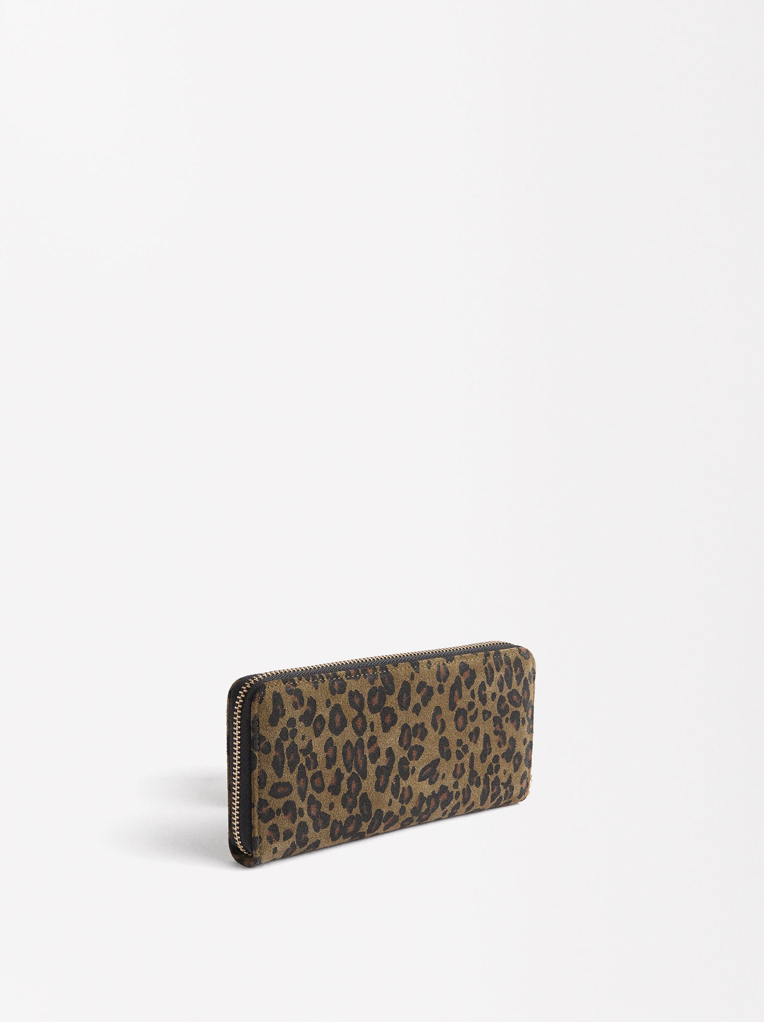 Leopard Print Leather Wallet