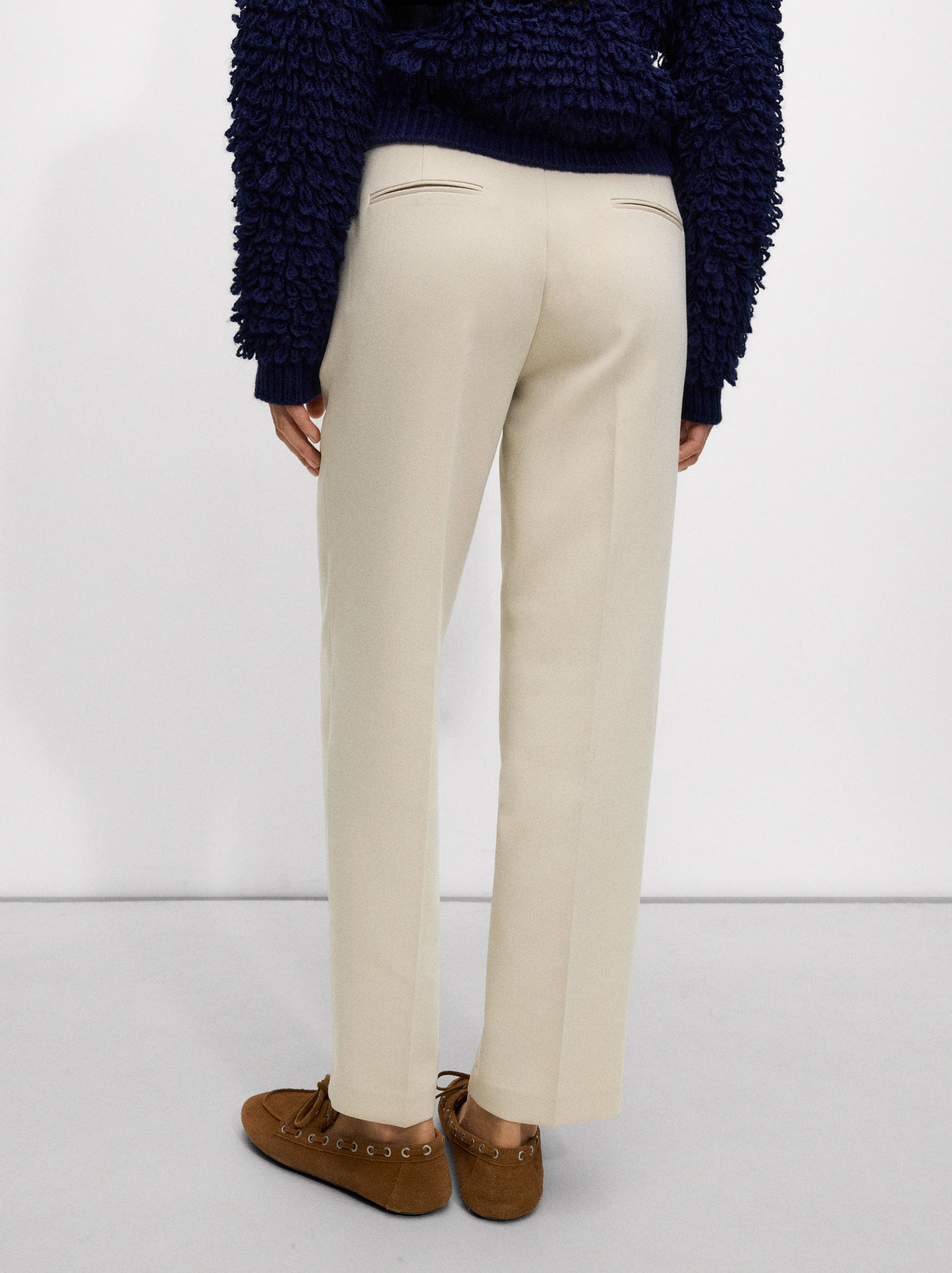 Wide Tab-Detail Pants