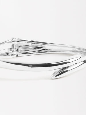 Silver Intertwined Bracelet