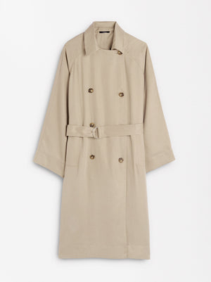 Trench Coat With Pockets