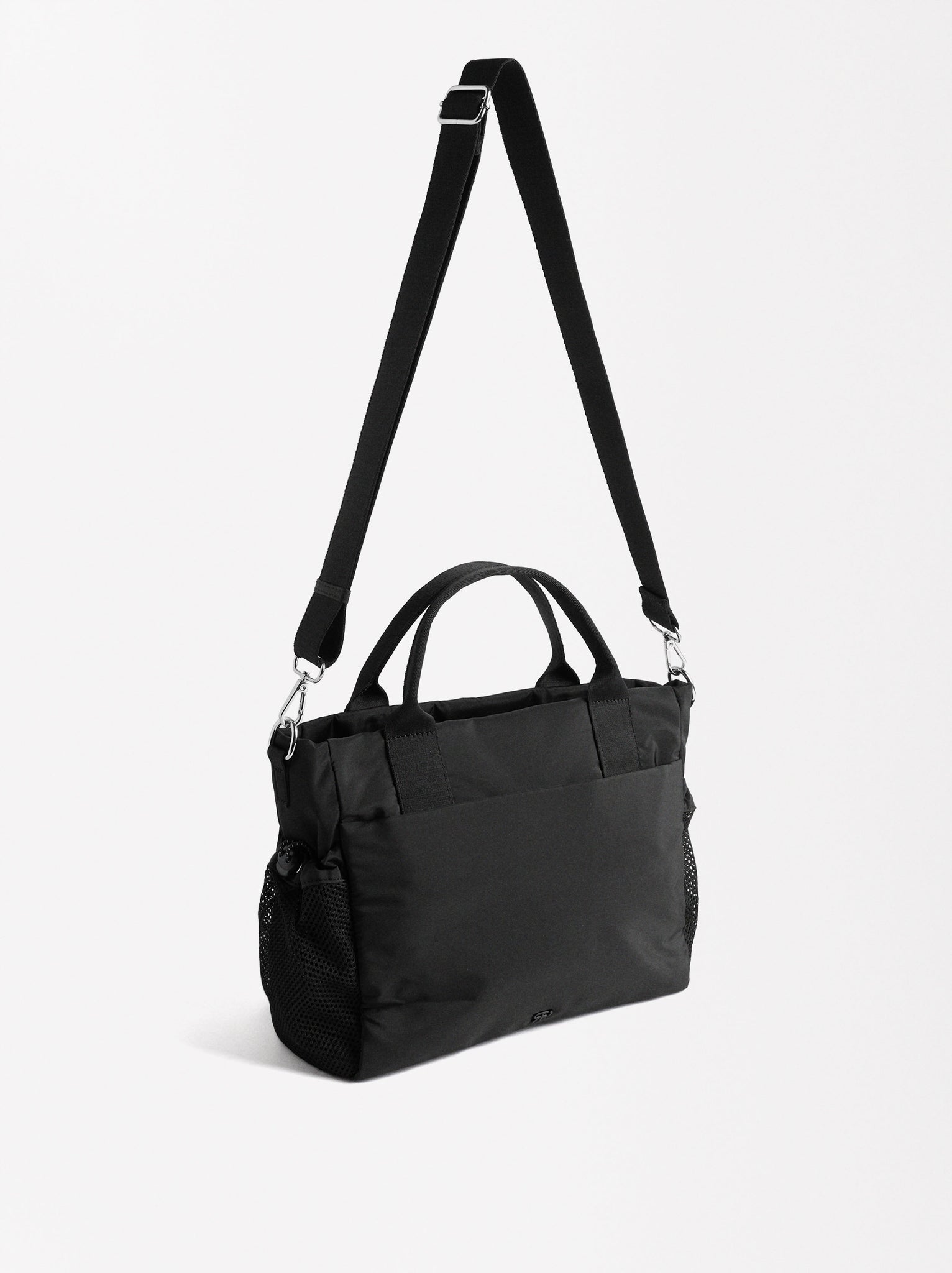 Nylon Tote Bag With Strap