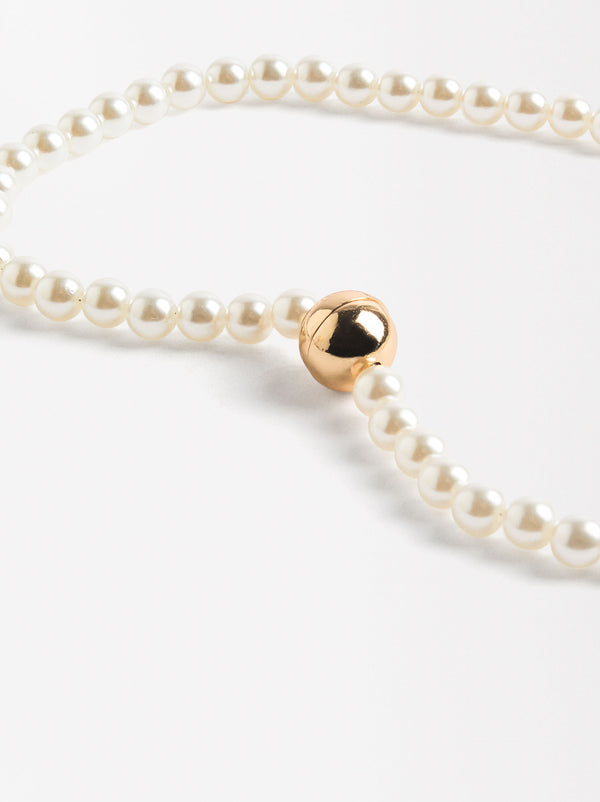 Pearl Necklace With Magnetic Clasp