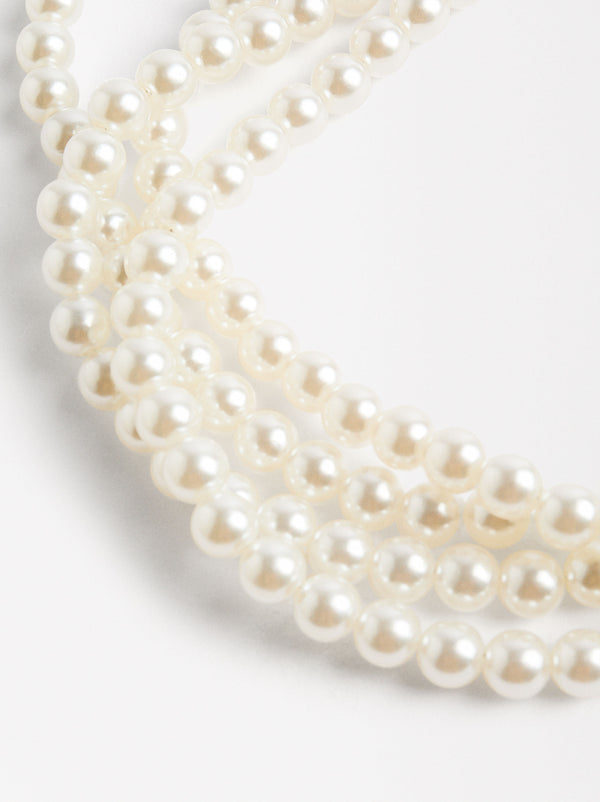 Multiple Pearl Necklace