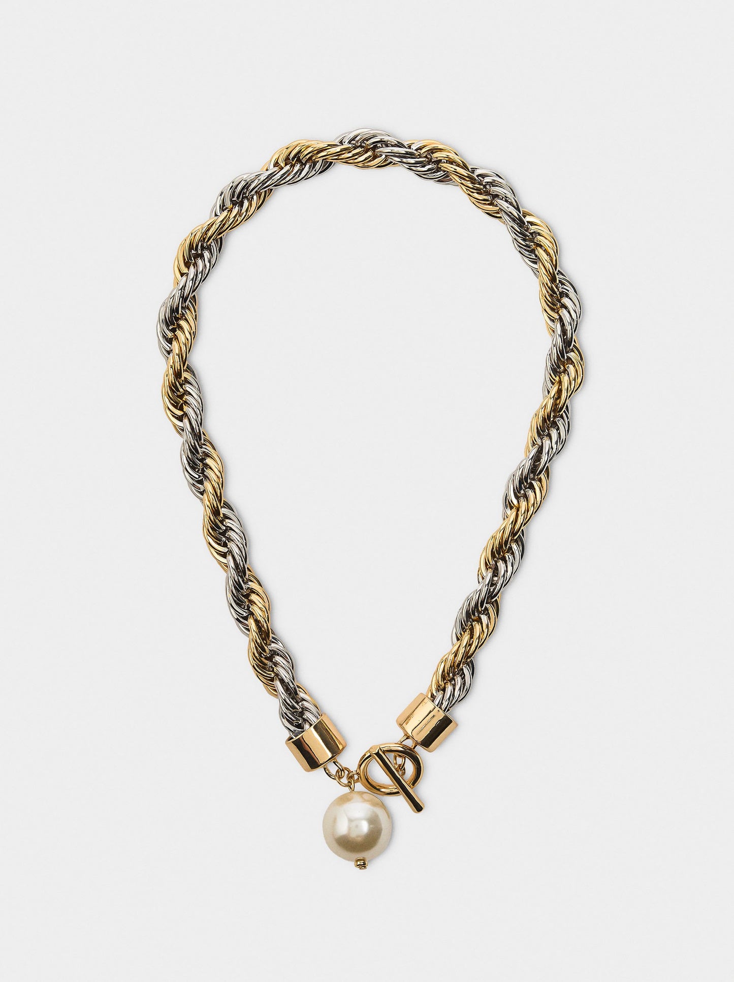 Solomon Cord Necklace With Pearl