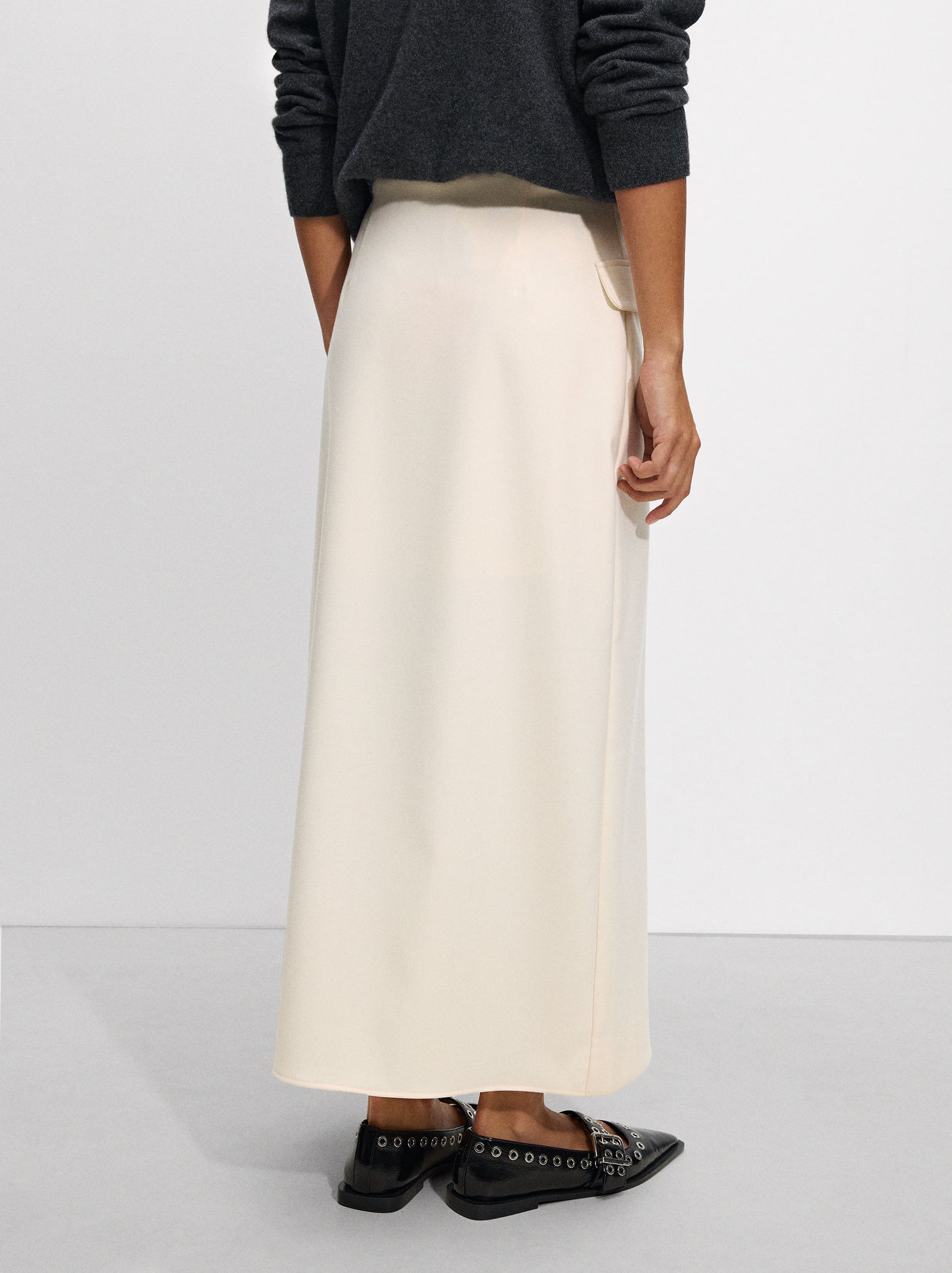 Skirt With Front Wrap