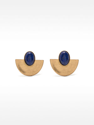 Geometric Stone Earrings