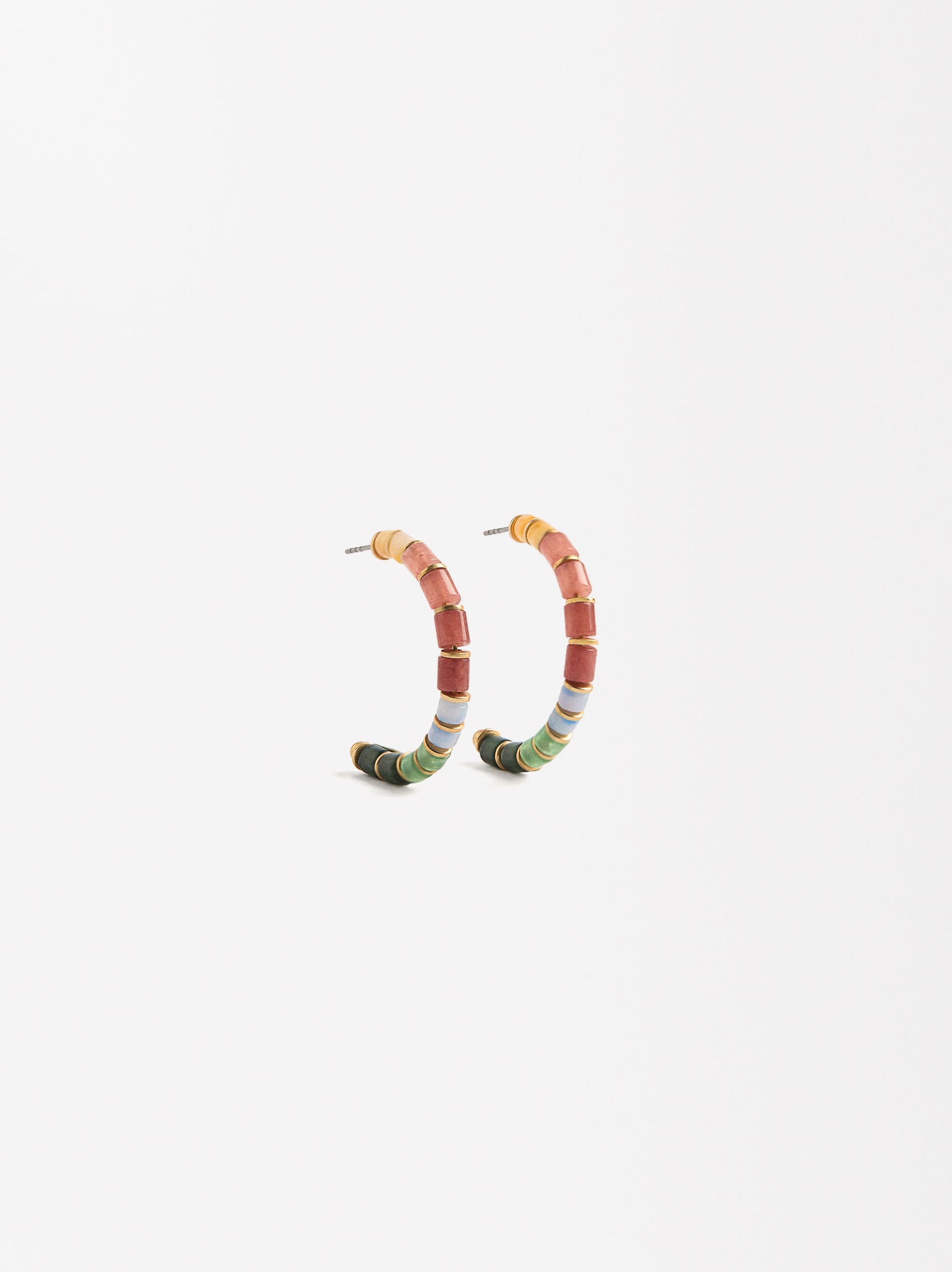 Multicolored Stone Earrings