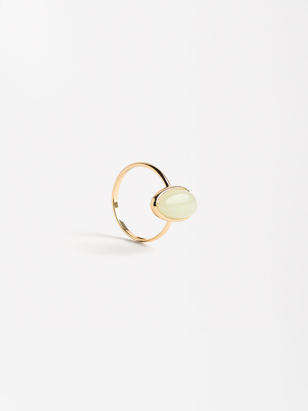 Oval Stone Ring