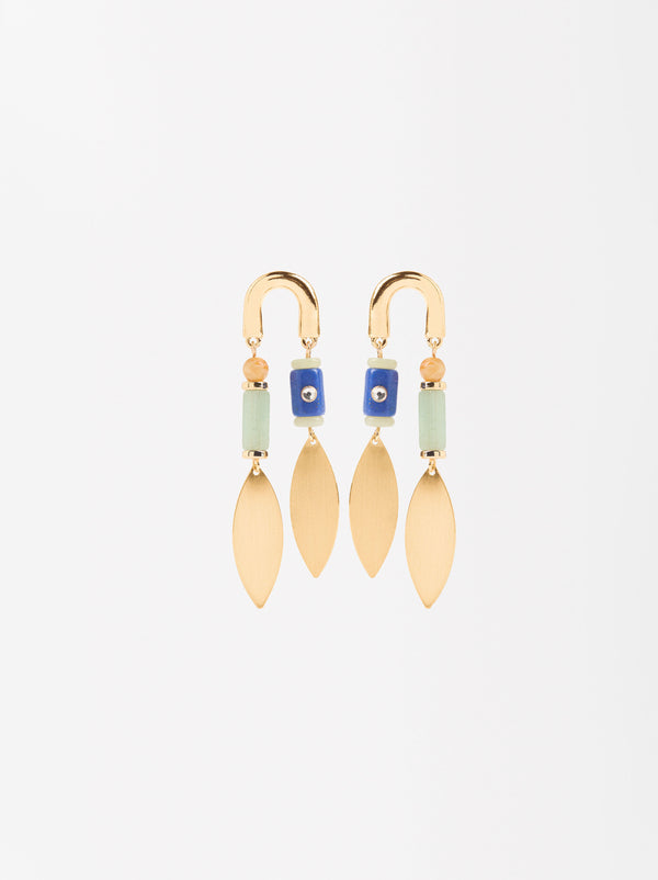 Long Earrings With Stones