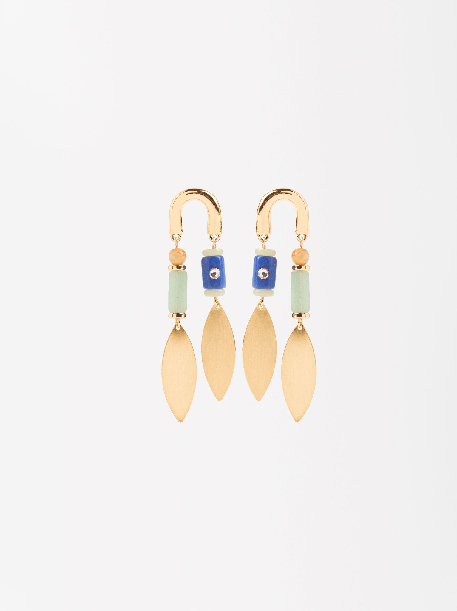 Long Earrings With Stones