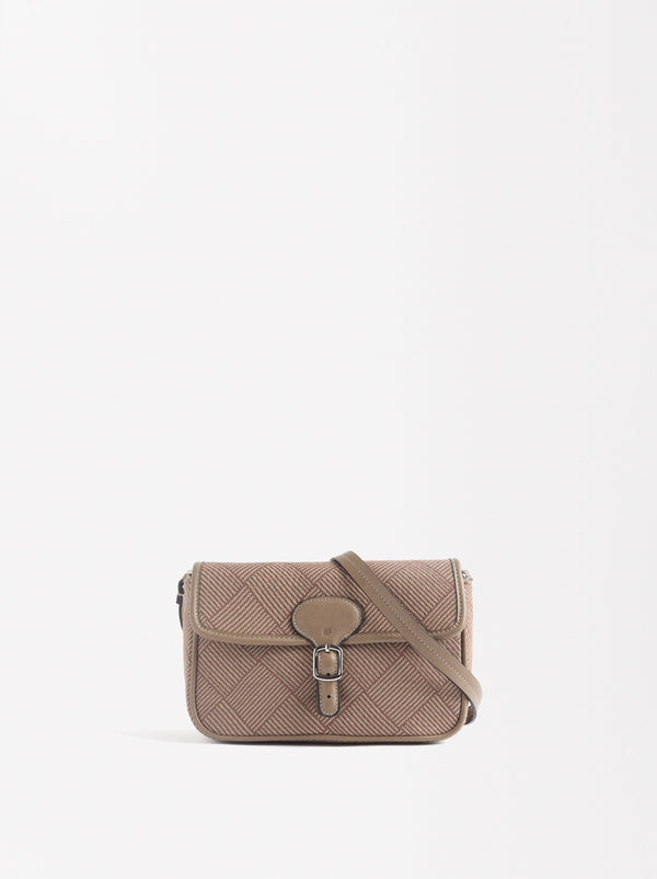 Jacquard Crossbody Bag