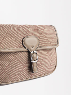 Jacquard Crossbody Bag