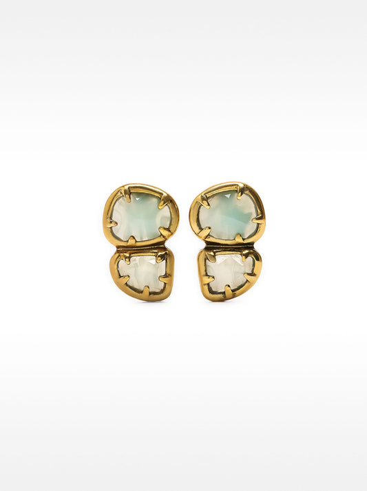 Oval Clip Earrings