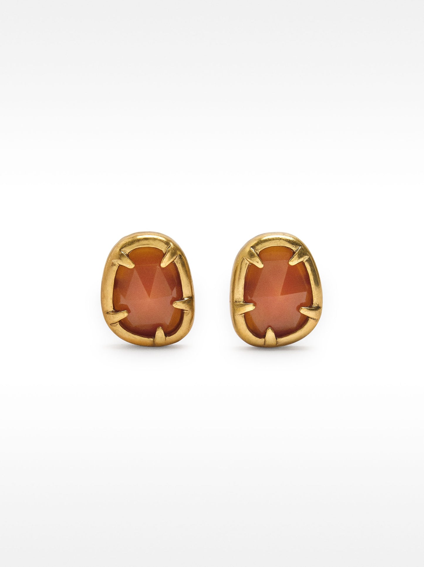 Geometric Golden Earrings