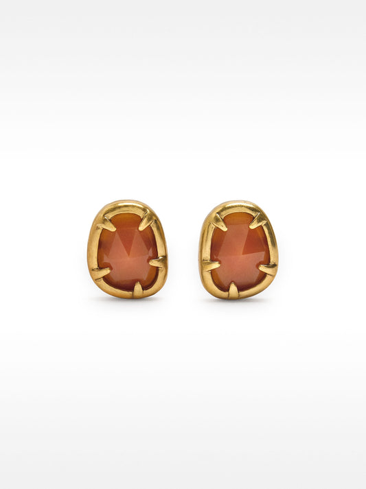 Geometric Golden Earrings