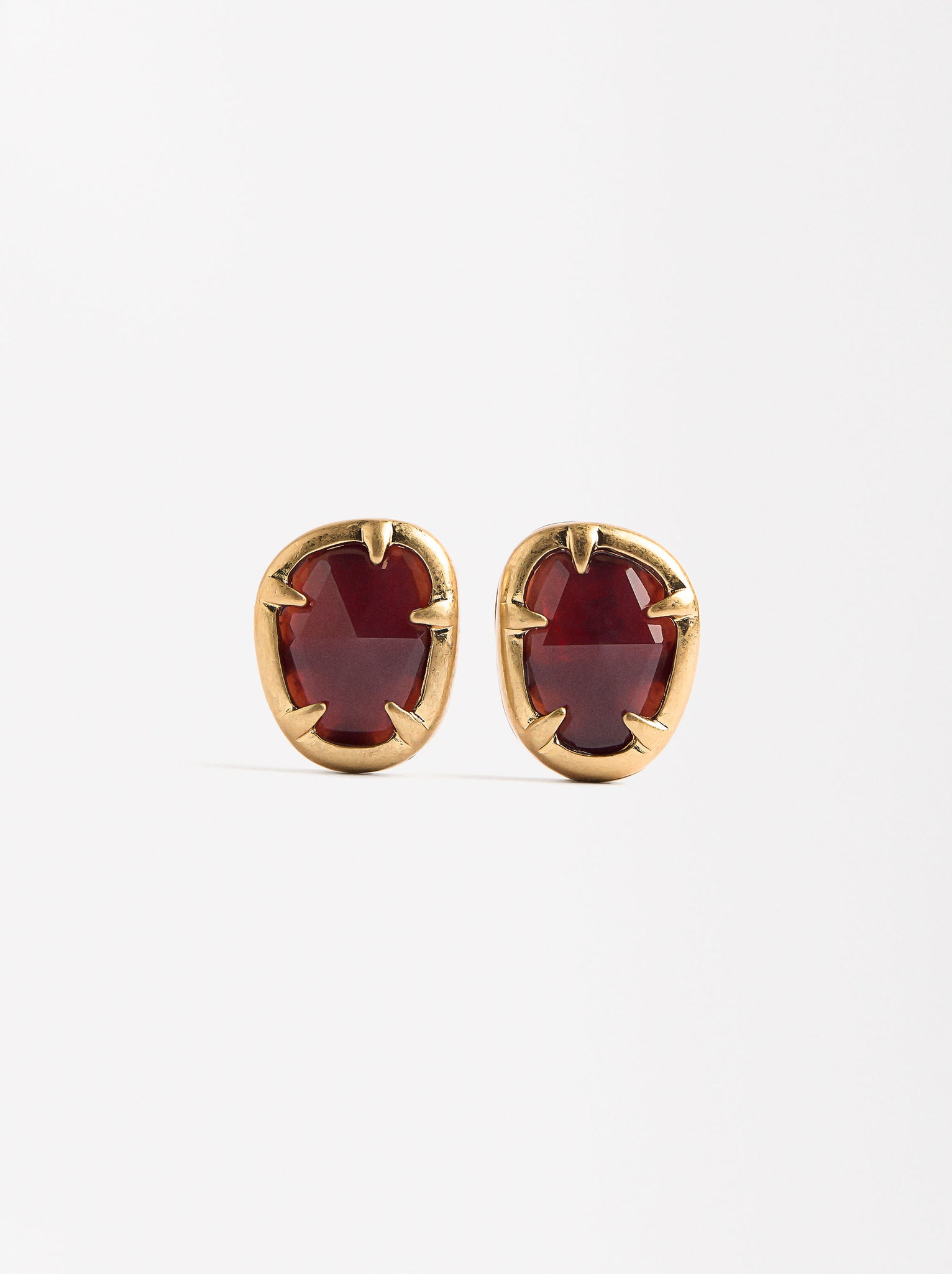 Geometric Golden Earrings