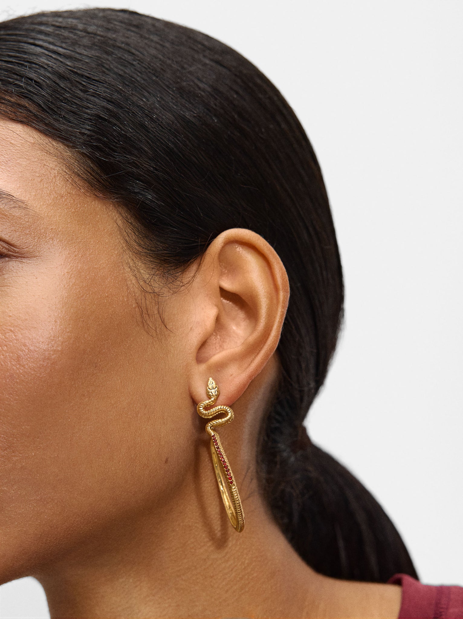 Geometric Golden Earrings