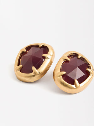 Geometric Golden Earrings