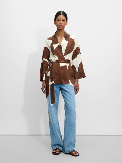 Jacquard Kimono