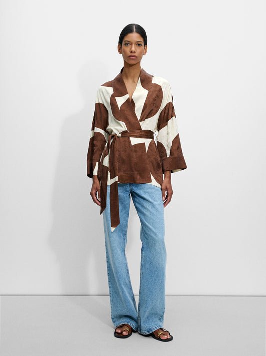 Jacquard Kimono