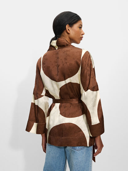 Jacquard Kimono