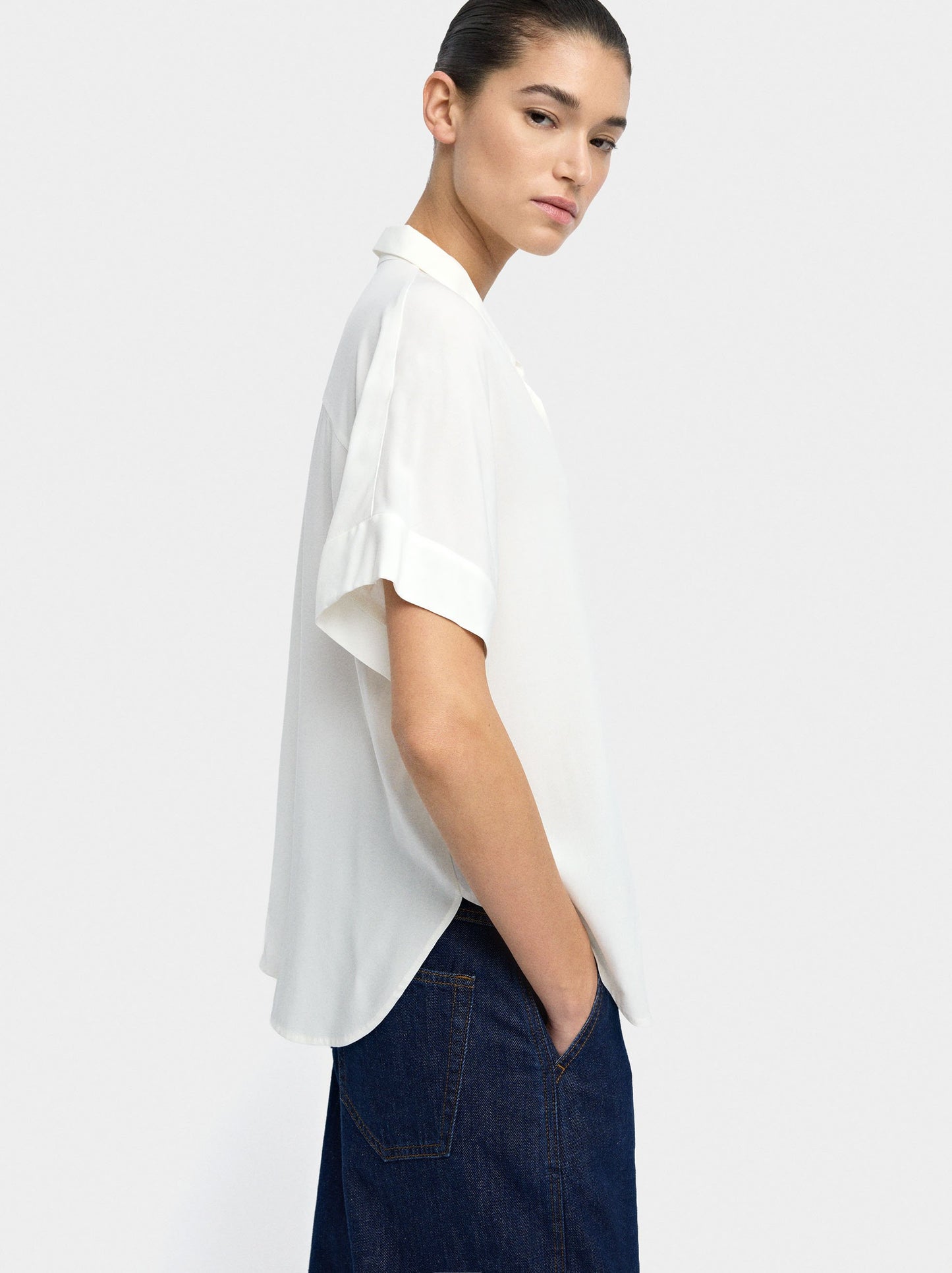 Short-Sleeve Shirt With Cuff