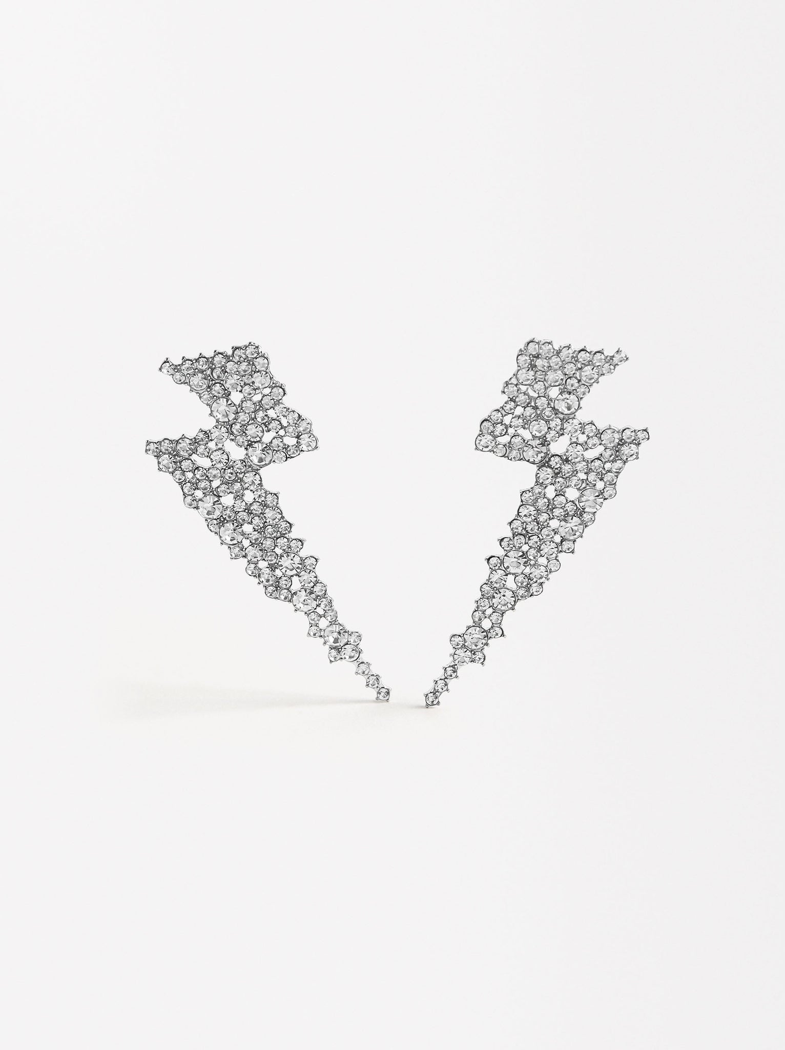 Silver Lightning Earrings