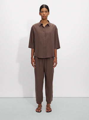 Loose-Fitting Trousers With Elastic Waistband