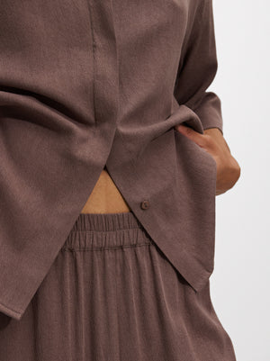 Loose-Fitting Trousers With Elastic Waistband