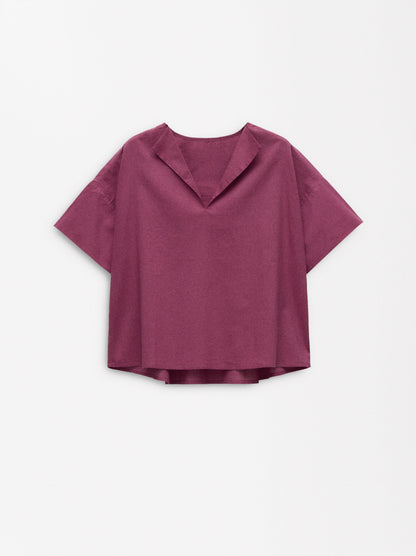 Blouse With 100% Cotton