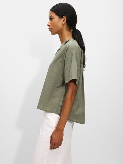 Blouse With 100% Cotton