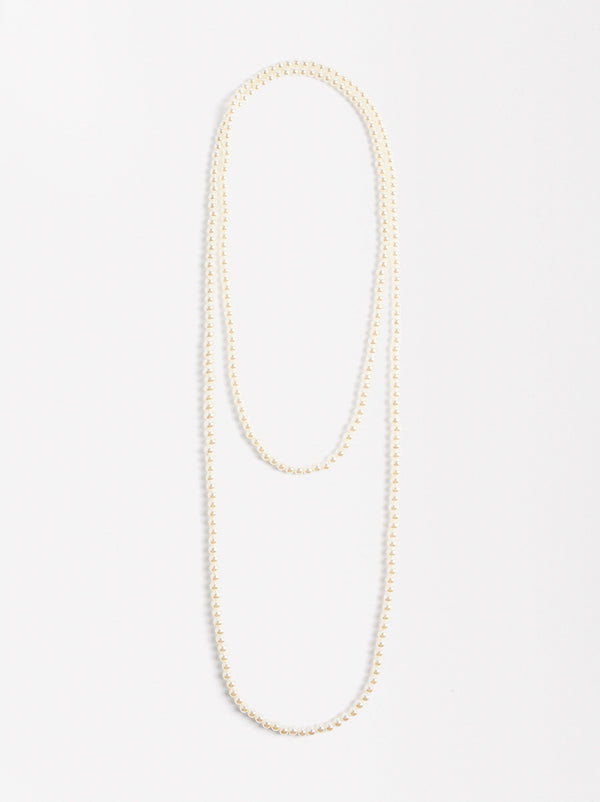 Long Pearl Necklace