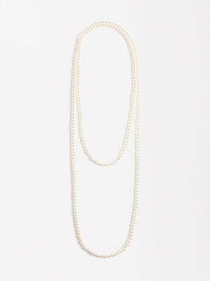 Long Pearl Necklace