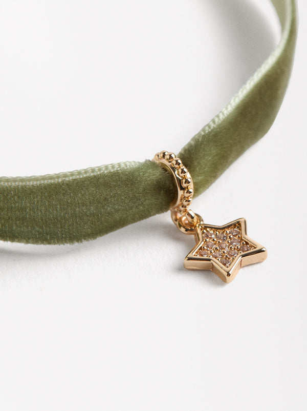 Bracelet With Star Charm With Zirconia