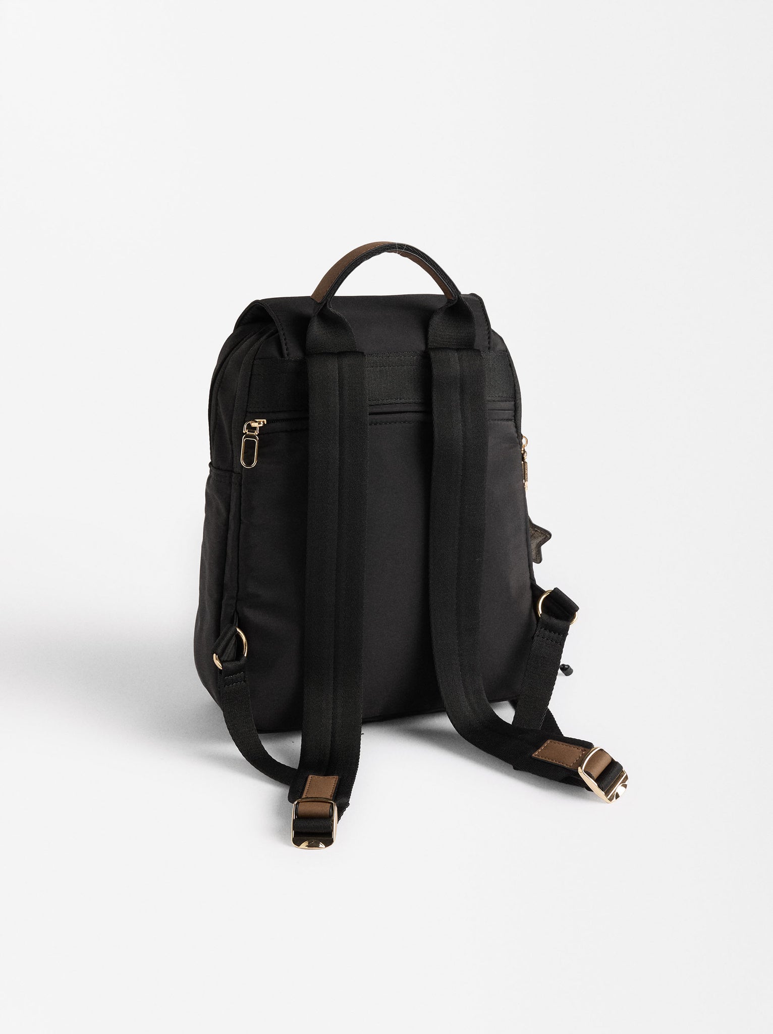 Nylon Backpack With Pendant