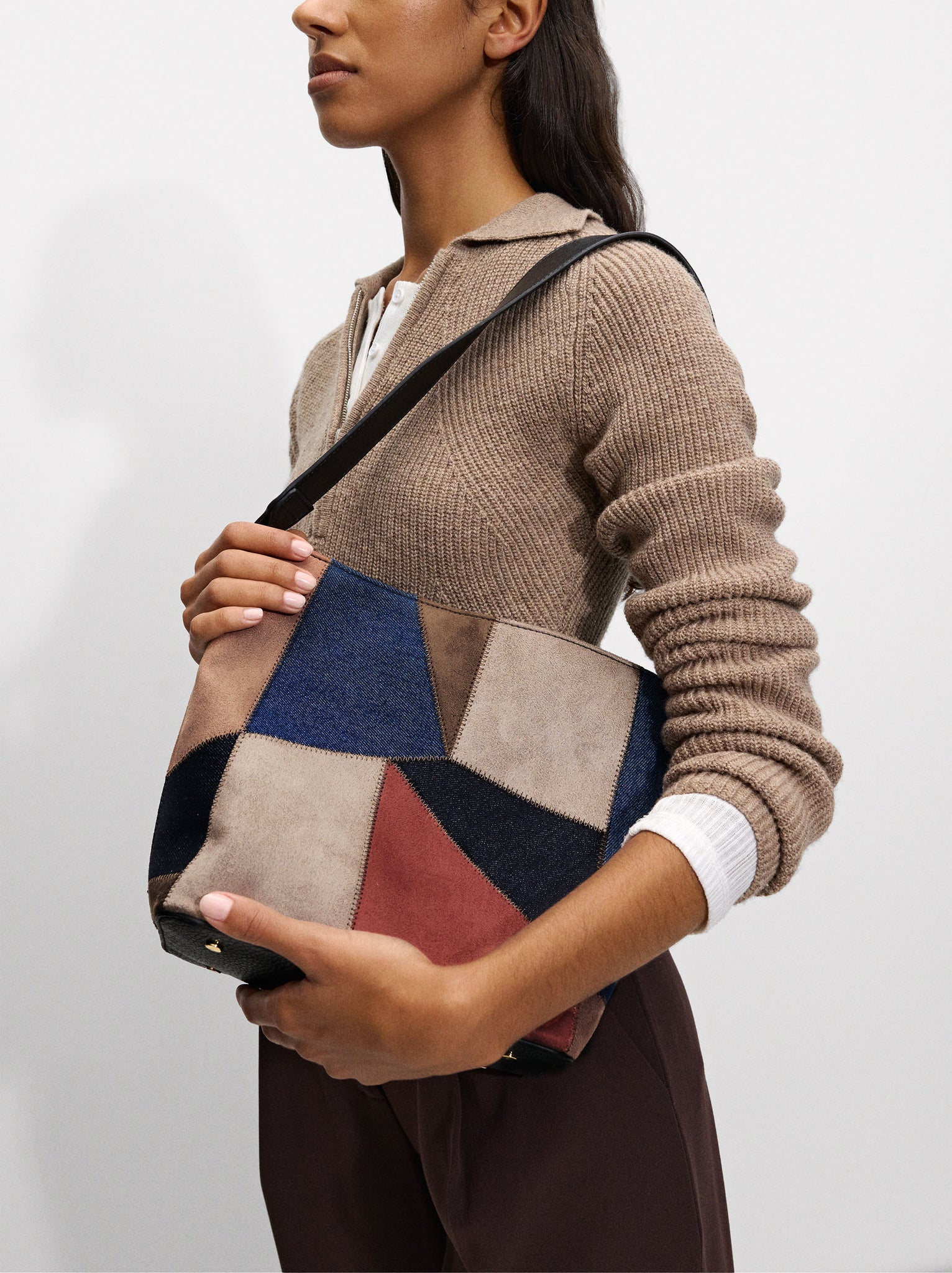 Patchwork Shoulder Bag