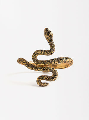 Snake Bracelet With Hammered Effect