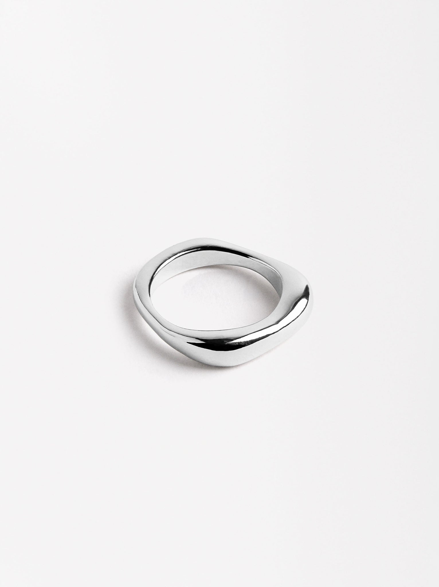 Rectangular Silver Ring