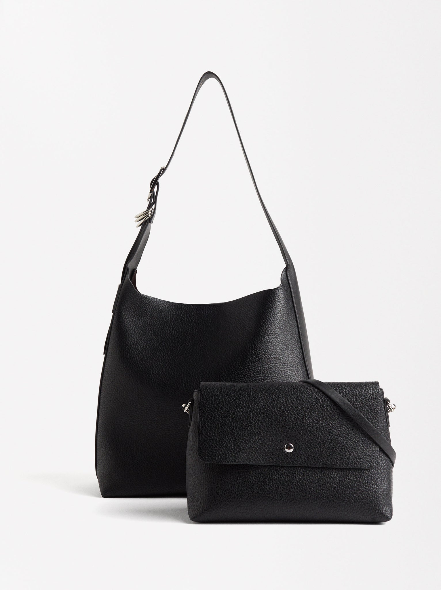 Shoulder Bag With Crossbody Bag