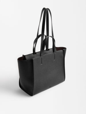 Shopper Bag With Zipper