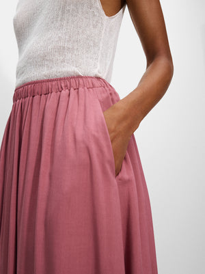 Long Skirt With Elastic Waistband