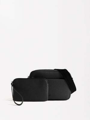 Crossbody Bag With Outer Pockets