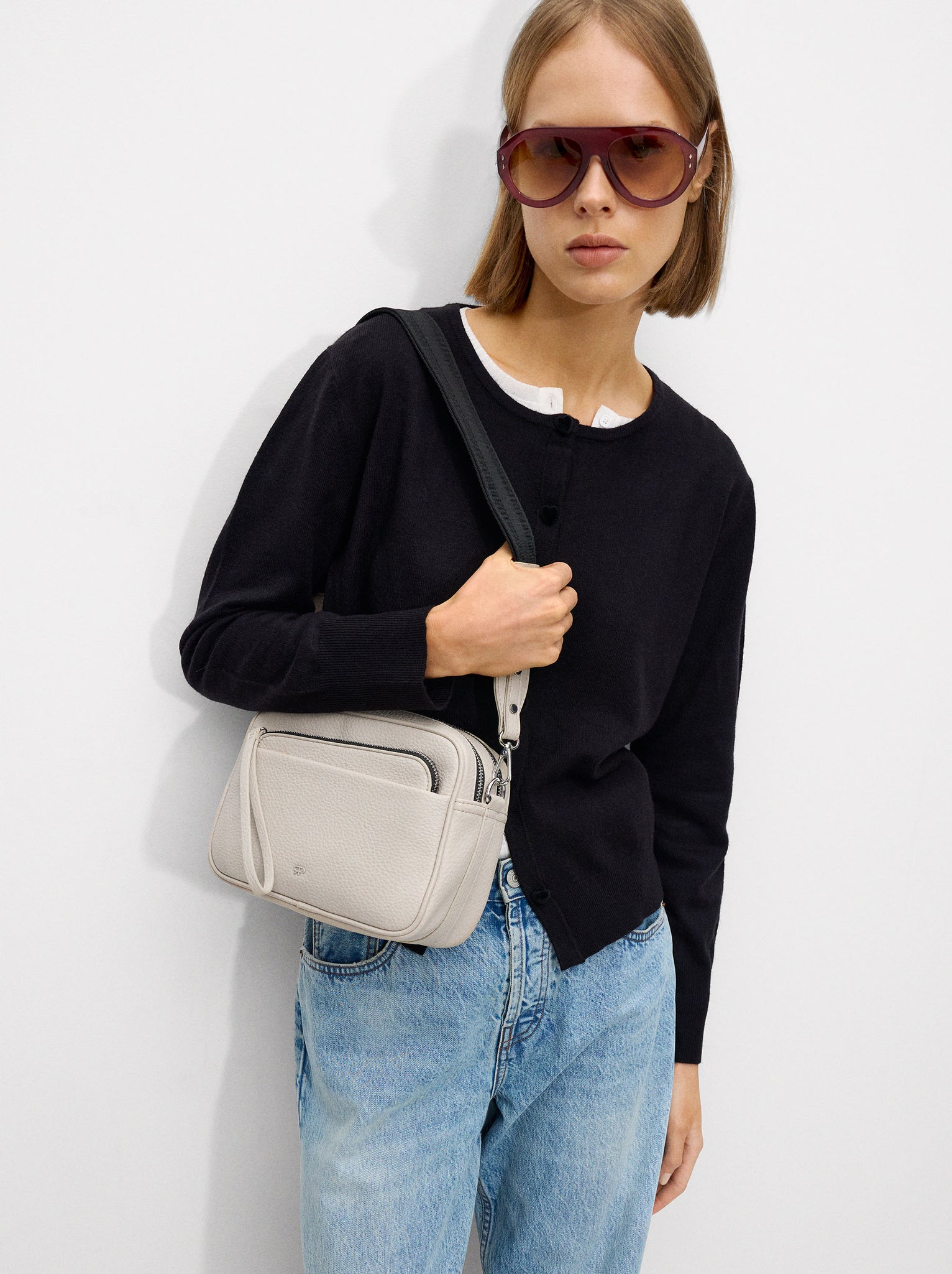 Crossbody Bag With Outer Pockets