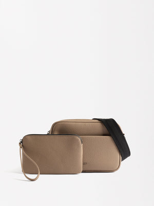 Crossbody Bag With Outer Pockets